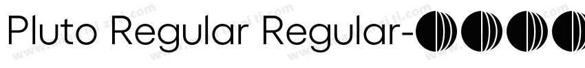 Pluto Regular Regular字体转换